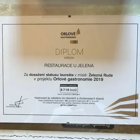 Πανσιόν Restaurace U Jelena Železná Ruda